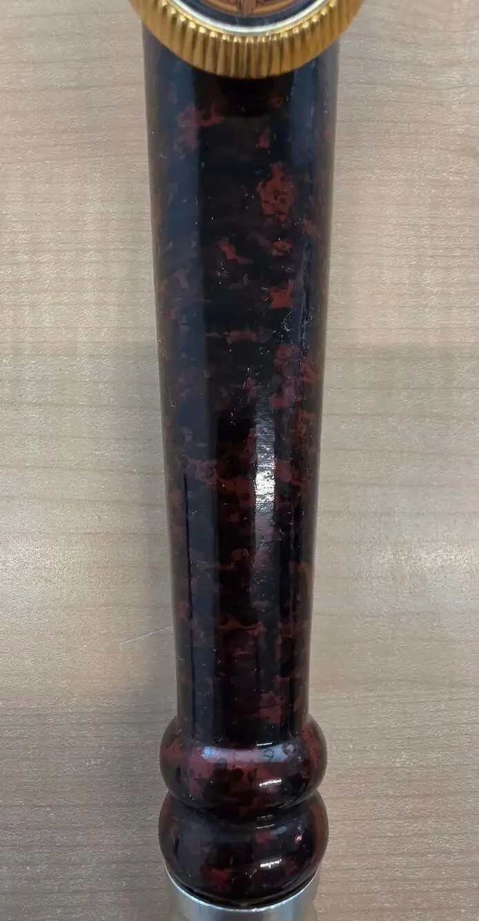 Michelob Amber Bock Beer Tap Handle Dark Wood Finish